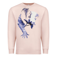 Pale Pink sadako 1 Premium Sweatshirt - ArtChic