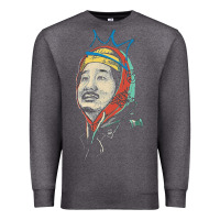 Charcoal Heather animated bobby lee tiger belly Premium Sweatshirt - ArtChic