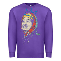 Purple animated bobby lee tiger belly Premium Sweatshirt - ArtChic
