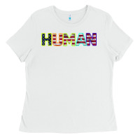 White HUMAN Ladies Tee - Bettercallsaul