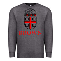 Charcoal Heather brown university Premium Sweatshirt - ArtChic