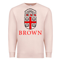 Pale Pink brown university Premium Sweatshirt - ArtChic