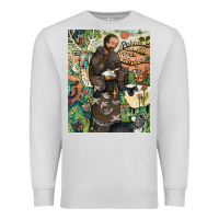 Dove Grey saint francis Premium Sweatshirt - ArtChic
