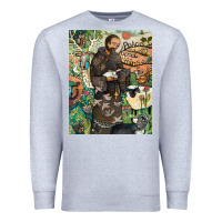 Heather Grey saint francis Premium Sweatshirt - ArtChic