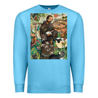Ocean Blue saint francis Premium Sweatshirt - ArtChic