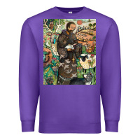 Purple saint francis Premium Sweatshirt - ArtChic