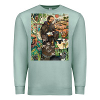 Seafoam saint francis Premium Sweatshirt - ArtChic