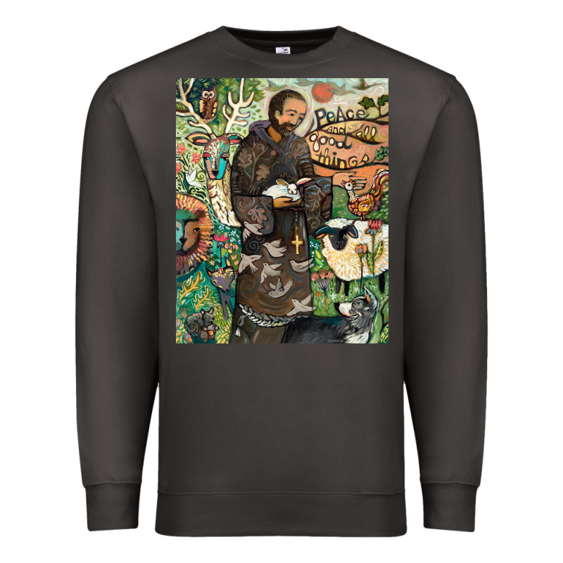 Saint Francis Premium Sweatshirt by ArtChic | Teevron