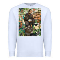 White saint francis Premium Sweatshirt - ArtChic