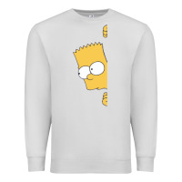 Dove Grey simpsons Premium Sweatshirt - ArtChic