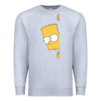 Heather Grey simpsons Premium Sweatshirt - ArtChic