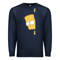 Navy simpsons Premium Sweatshirt - ArtChic