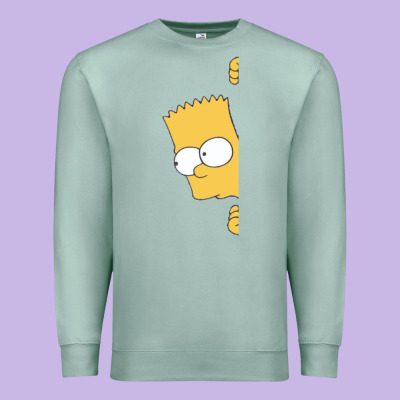Simpsons Premium Sweatshirt Designed By Artchic
