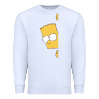 White simpsons Premium Sweatshirt - ArtChic