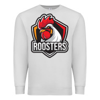 Dove Grey rooster art Premium Sweatshirt - ArtChic