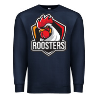 Navy rooster art Premium Sweatshirt - ArtChic