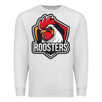 Oatmeal Heather rooster art Premium Sweatshirt - ArtChic