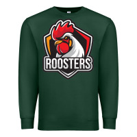 Sports Green rooster art Premium Sweatshirt - ArtChic