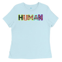 Baby Blue HUMAN Ladies Tee - Bettercallsaul