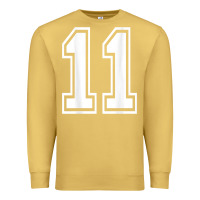 Antique Gold number 11 shirt sports player number back of shirt Premium Sweatshirt - ArtChic