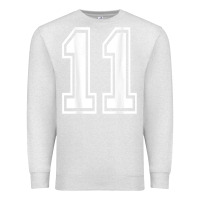 Oatmeal Heather number 11 shirt sports player number back of shirt Premium Sweatshirt - ArtChic
