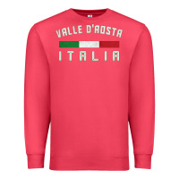 Cardinal valle d'aosta italia italy region typography design Premium Sweatshirt - ArtChic