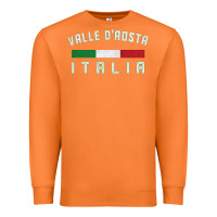 Carrot valle d'aosta italia italy region typography design Premium Sweatshirt - ArtChic