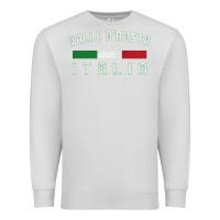 Dove Grey valle d'aosta italia italy region typography design Premium Sweatshirt - ArtChic