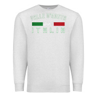 Oatmeal Heather valle d'aosta italia italy region typography design Premium Sweatshirt - ArtChic