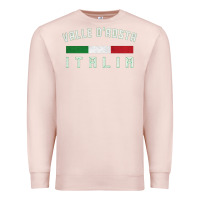 Pale Pink valle d'aosta italia italy region typography design Premium Sweatshirt - ArtChic