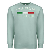 Seafoam valle d'aosta italia italy region typography design Premium Sweatshirt - ArtChic