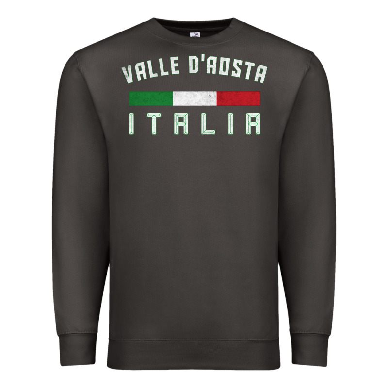 Valle D'aosta Italia Italy Region Typography Design Premium Sweatshirt by ArtChic | Teevron
