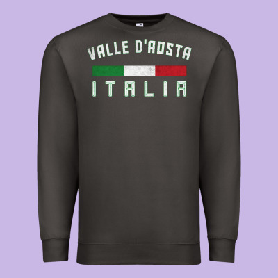 Valle D'aosta Italia Italy Region Typography Design Premium Sweatshirt Designed By Artchic