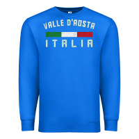 True Royal valle d'aosta italia italy region typography design Premium Sweatshirt - ArtChic