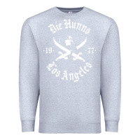 Heather Grey die' hunns Premium Sweatshirt - ArtChic