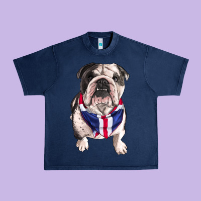 English Dog Urban Heavy Tee Designed By Ranaportraitstore