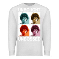 Oatmeal Heather unbought unbossed shirley chisholm retro vintage gift long sleeve t sh Premium Sweatshirt - ArtChic