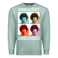 Seafoam unbought unbossed shirley chisholm retro vintage gift long sleeve t sh Premium Sweatshirt - ArtChic