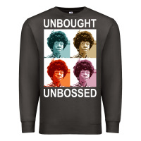 Smoke unbought unbossed shirley chisholm retro vintage gift long sleeve t sh Premium Sweatshirt - ArtChic