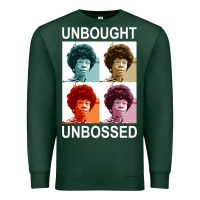 Sports Green unbought unbossed shirley chisholm retro vintage gift long sleeve t sh Premium Sweatshirt - ArtChic