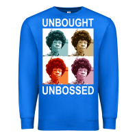 Unbought Unbossed Shirley Chisholm Retro Vintage Gift Long Sleeve T Sh Premium Sweatshirt | Teevron