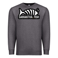 Charcoal Heather SAMANTHA FISH MUSIC ARTWORK Essential Premium Sweatshirt - ArtChic