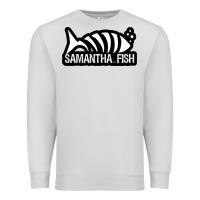 Dove Grey SAMANTHA FISH MUSIC ARTWORK Essential Premium Sweatshirt - ArtChic