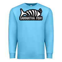 Ocean Blue SAMANTHA FISH MUSIC ARTWORK Essential Premium Sweatshirt - ArtChic