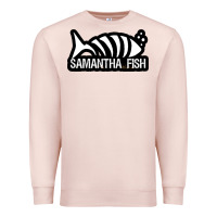 Pale Pink SAMANTHA FISH MUSIC ARTWORK Essential Premium Sweatshirt - ArtChic