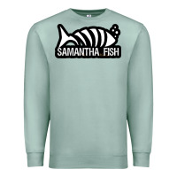 Seafoam SAMANTHA FISH MUSIC ARTWORK Essential Premium Sweatshirt - ArtChic