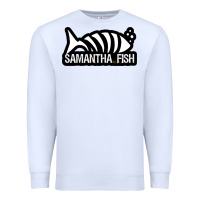 White SAMANTHA FISH MUSIC ARTWORK Essential Premium Sweatshirt - ArtChic