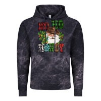 Cloud Black ho ho howdy santa Vintage Hoodie - CowGirlArtShop