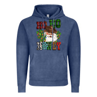 Vintage Denim ho ho howdy santa Vintage Hoodie - CowGirlArtShop