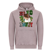Vintage Zinc ho ho howdy santa Vintage Hoodie - CowGirlArtShop